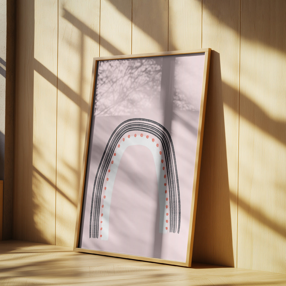 Arch with Black Lines | Poster