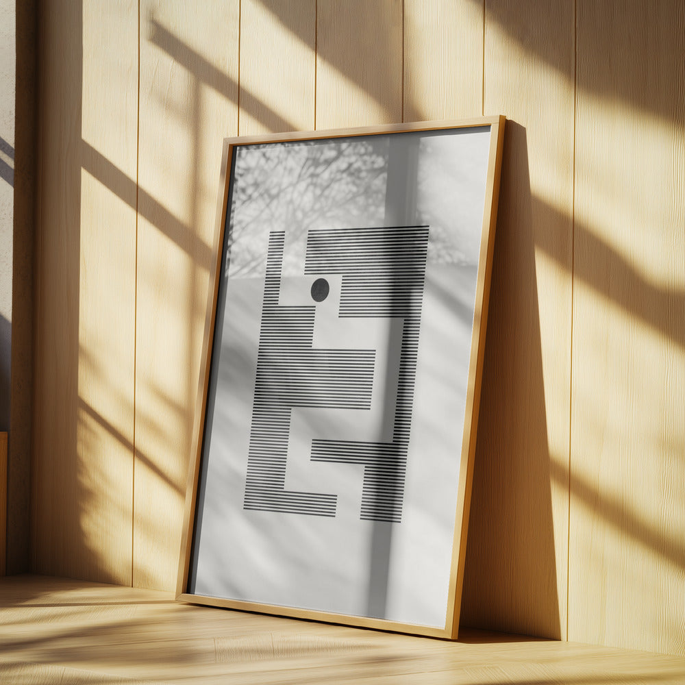 Minimalist maze | Poster