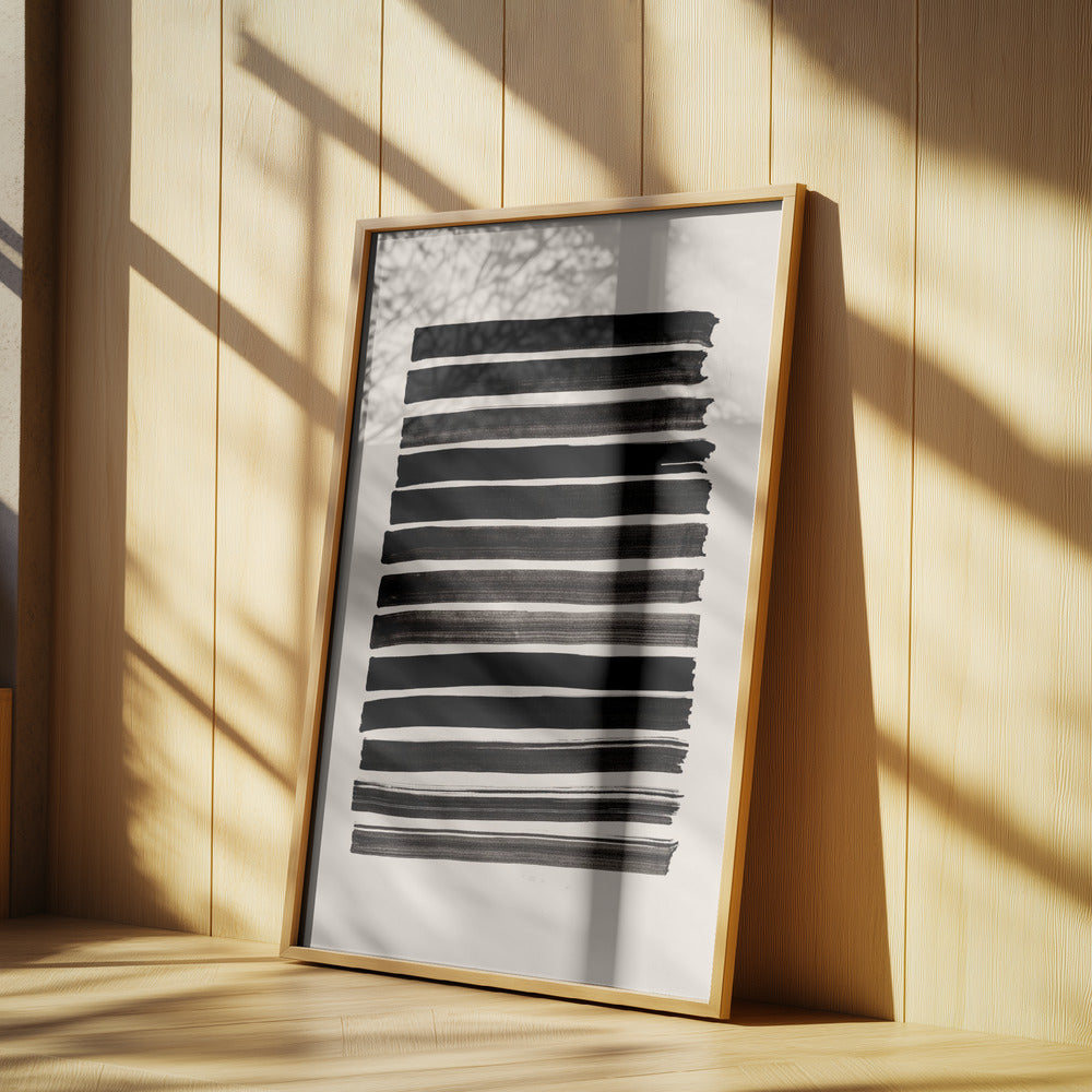 Stripes_Beige | Poster