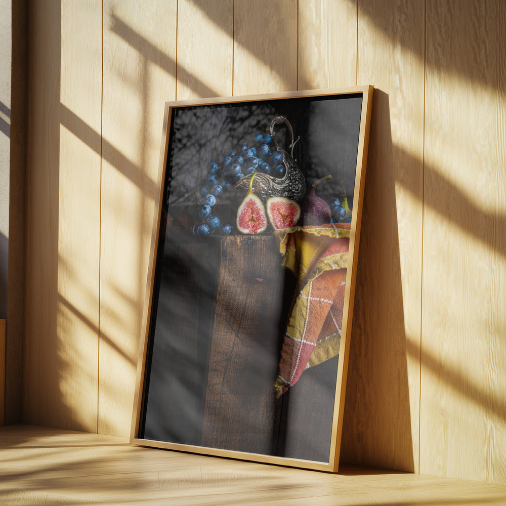 Figues sur une caisse | Posters - Affiche Artistique