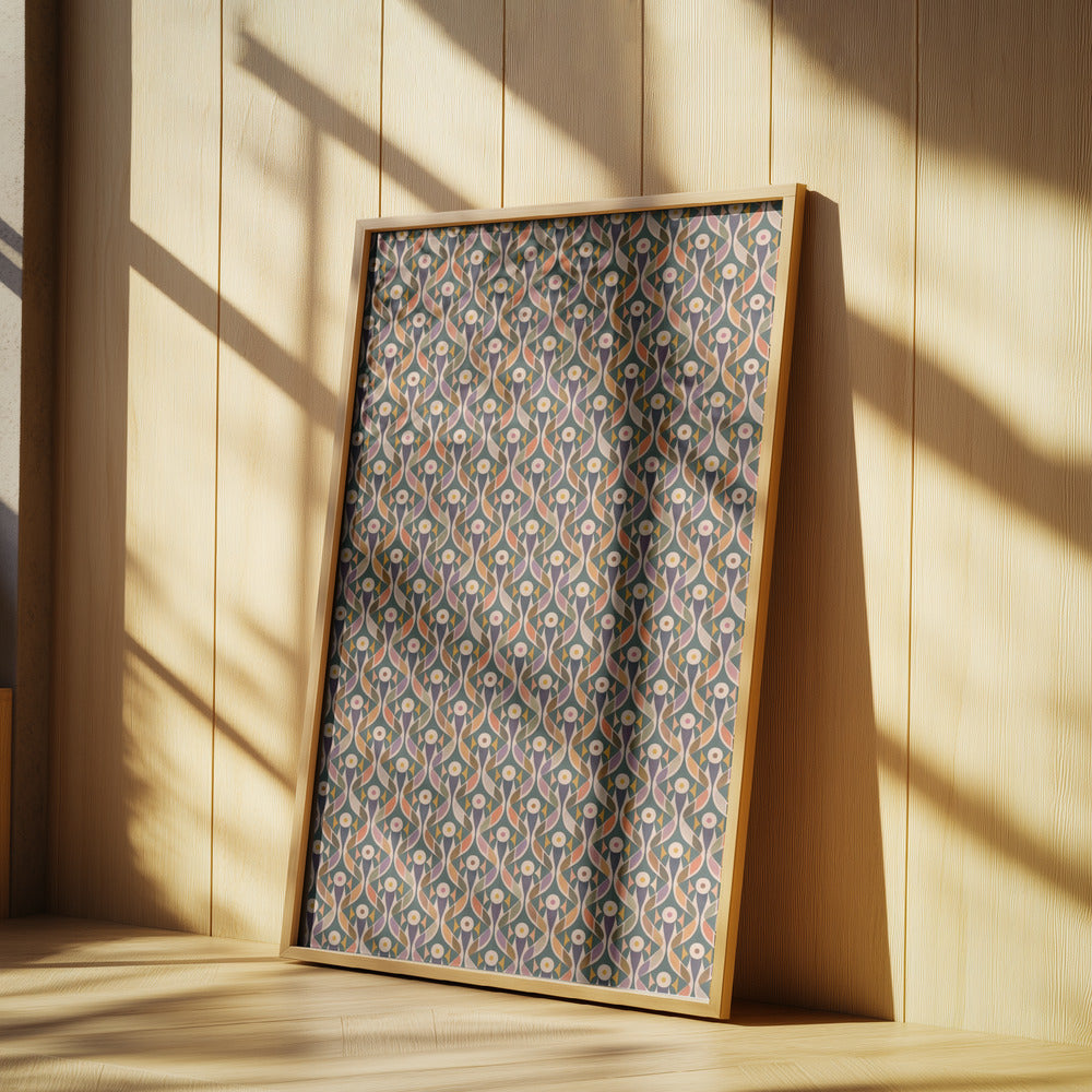 Geometrische Blüte | Poster