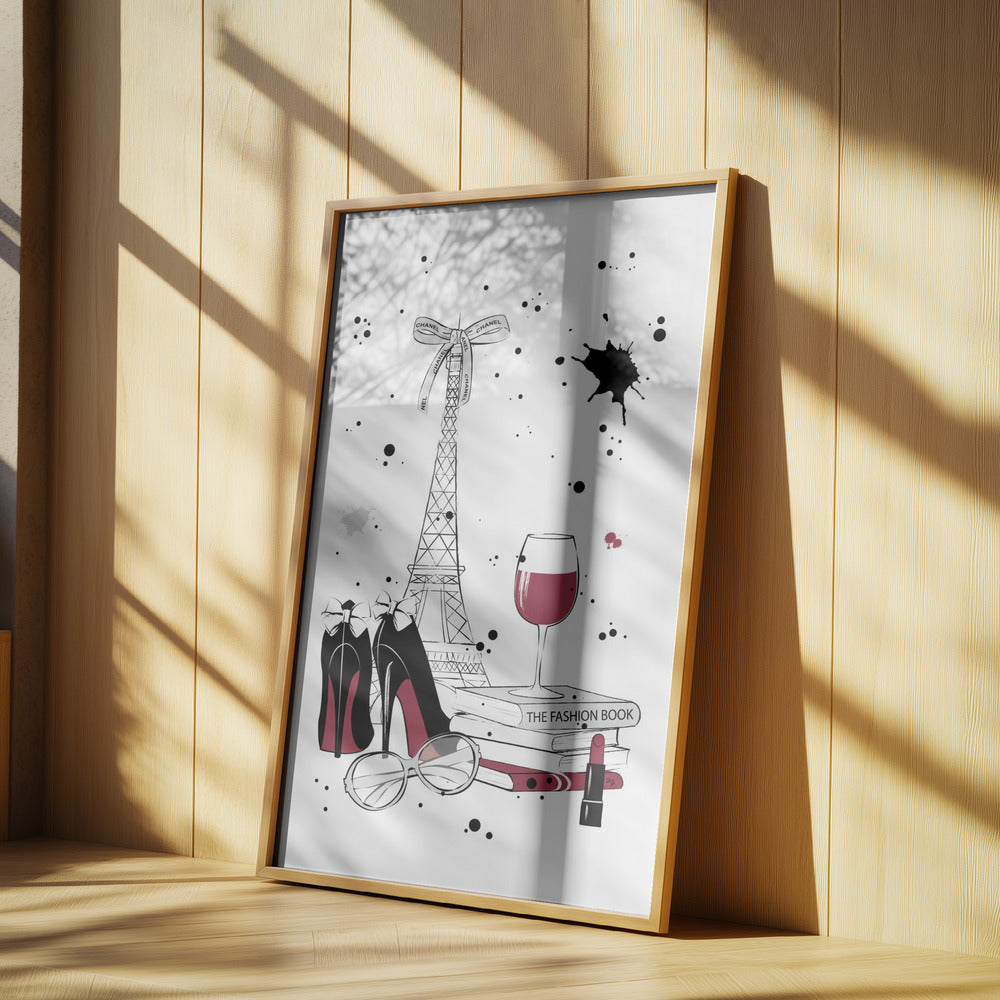 Schicke Pariser Nacht | Poster