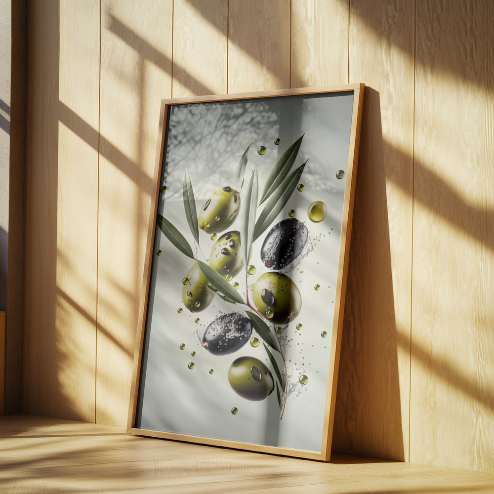 Tuoreet oliivit | Julisteet - Taidevedokset