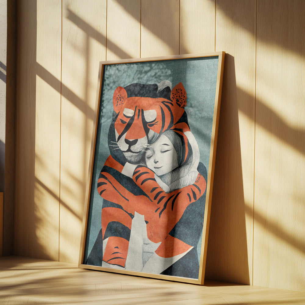 Tigerumarmung | Poster