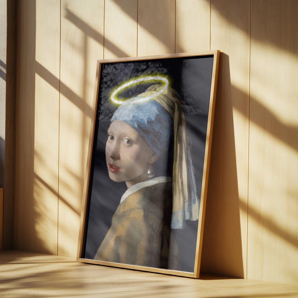 Chica con halo | Posters  - Impresiones de Arte