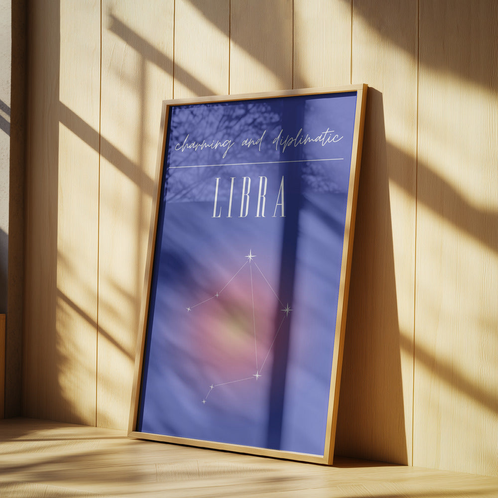 Waage Sternzeichen Druck Kunst | Poster