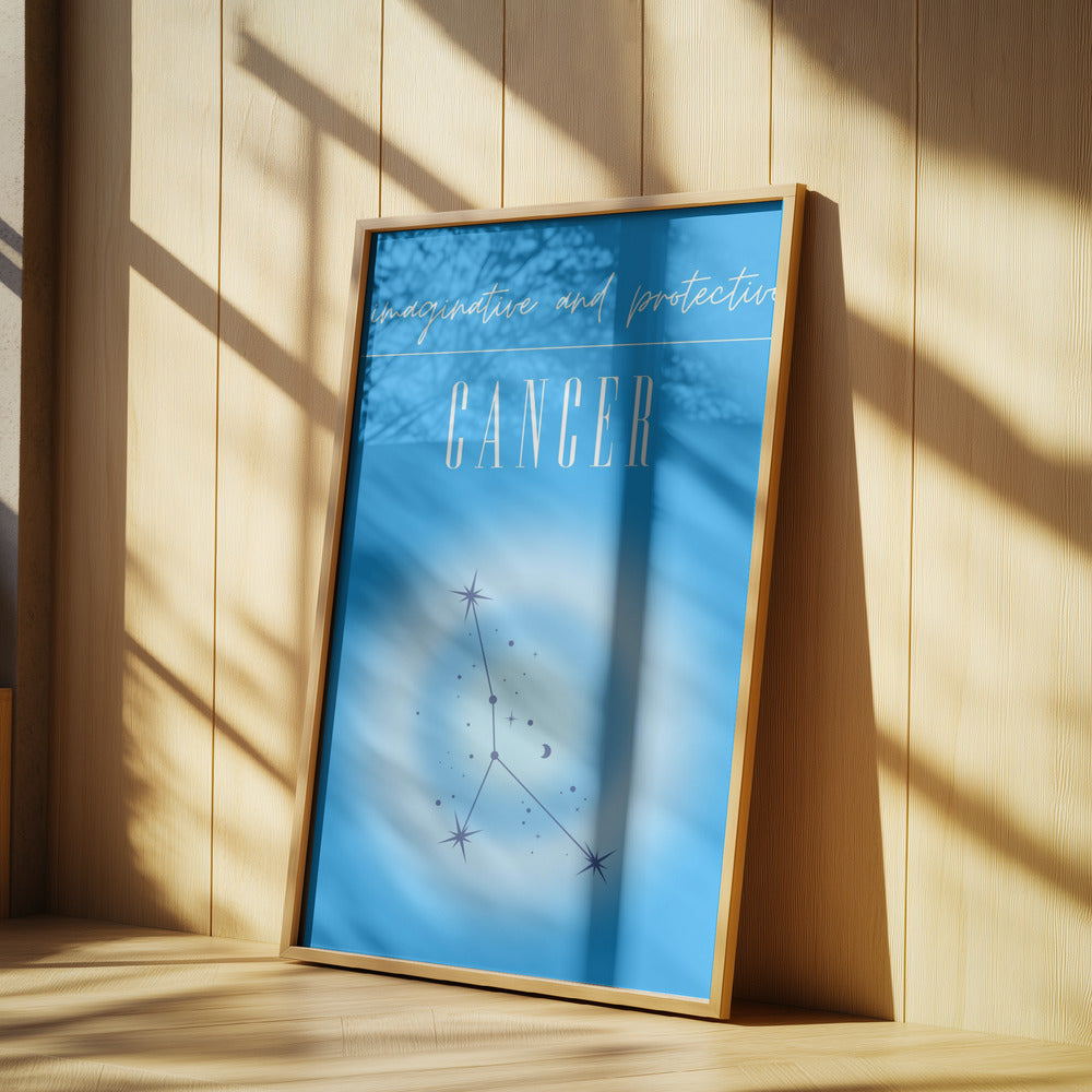 Krebs Sternzeichen Druck Kunst | Poster