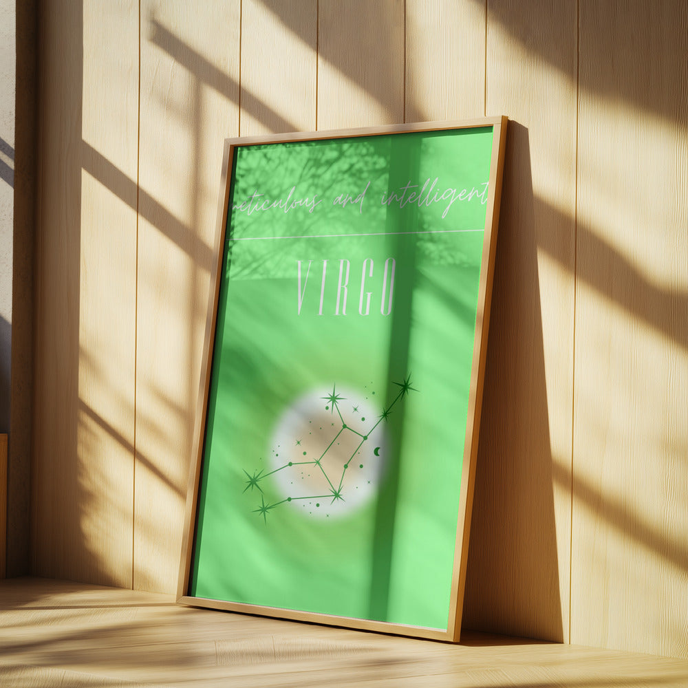 Jungfrau Sternzeichen Druck Kunst | Poster