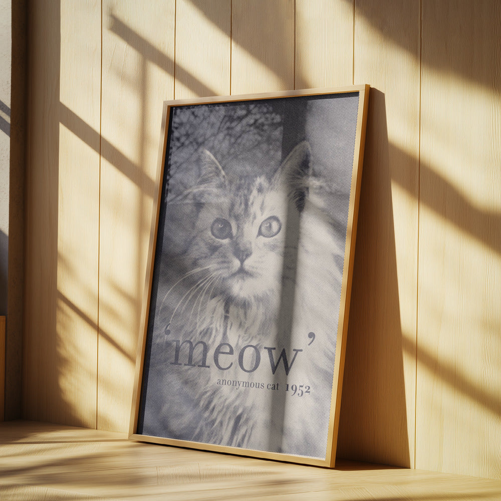 Berühmtes Zitat Katze | Poster