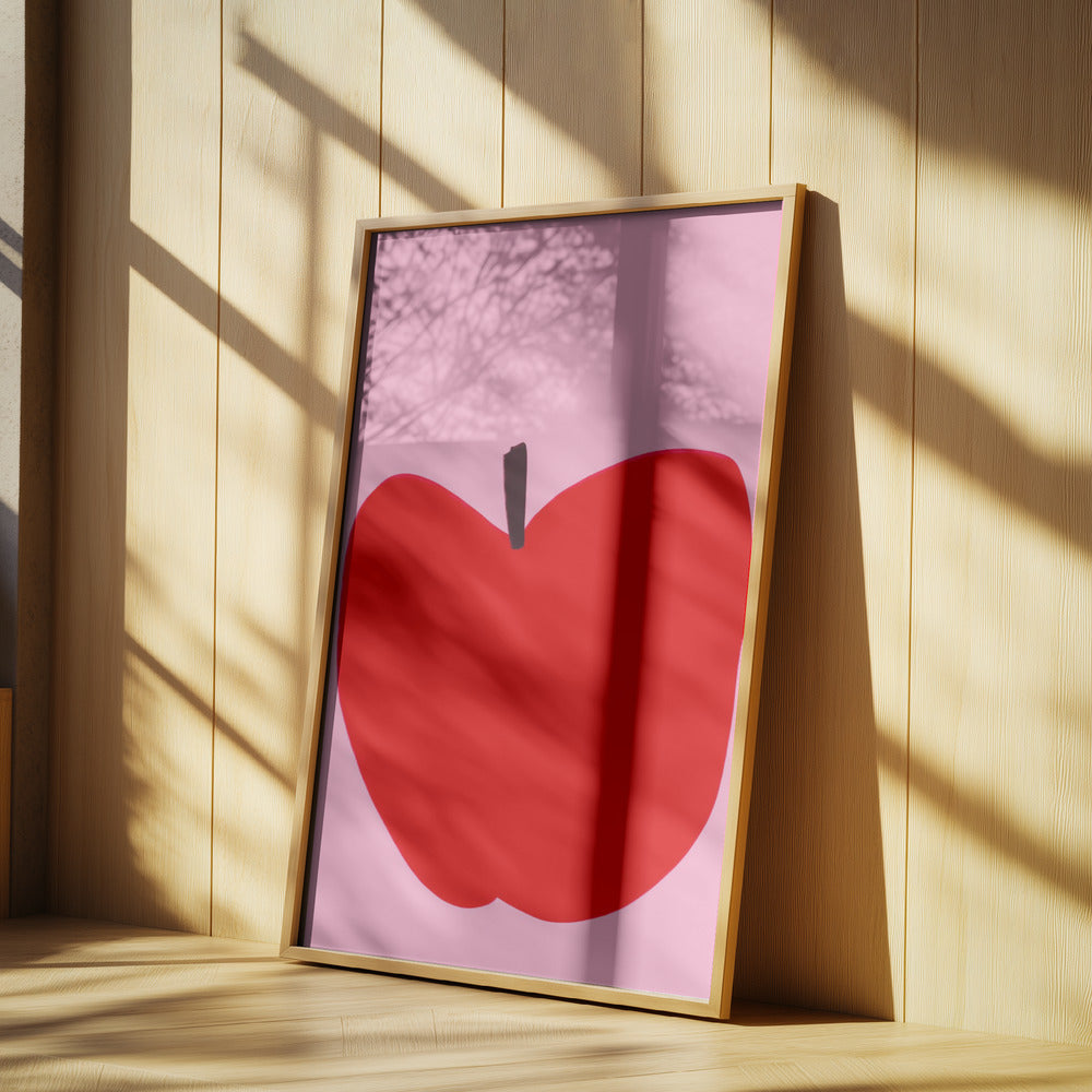 Karmiininpunainen yksinkertaisuus | Julisteet - Taidevedokset
