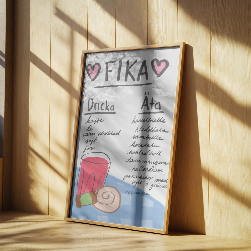 Schwedische Fika-Leckereien | Poster