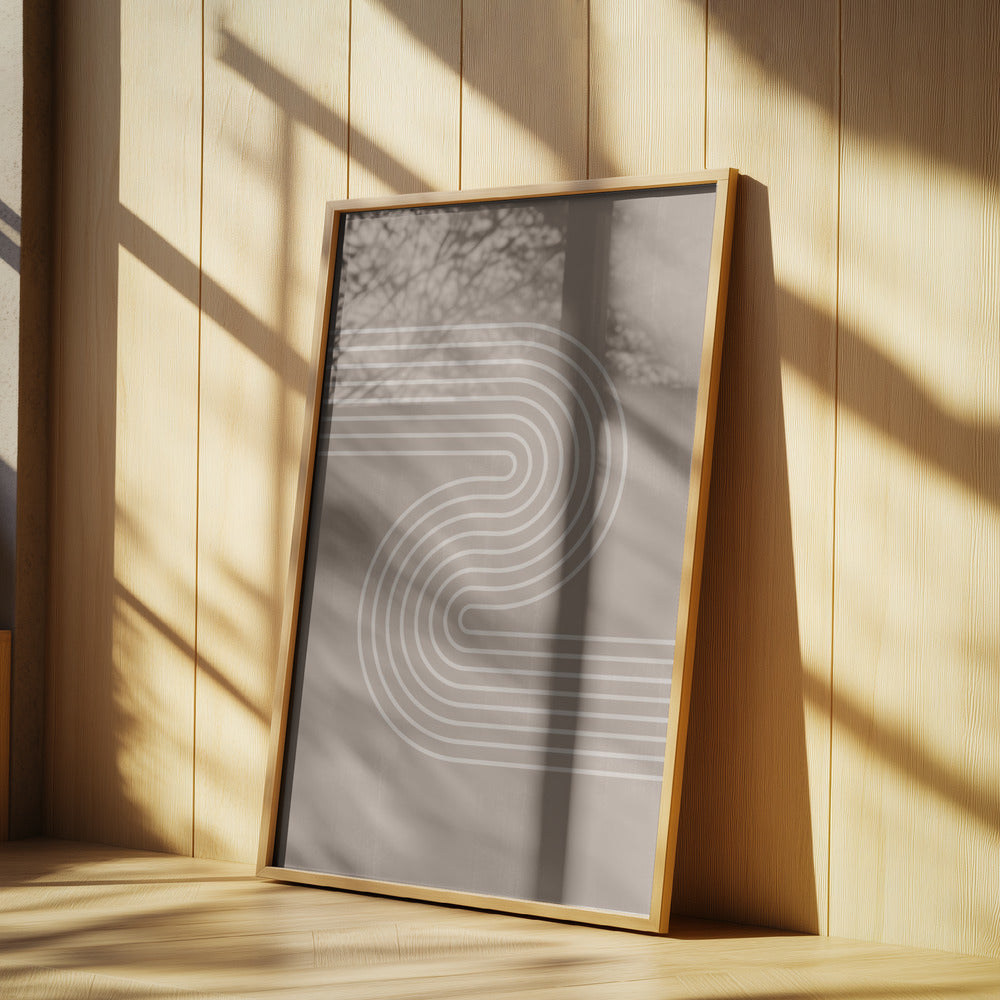 Minimaler einfacher Bogen O1 | Poster - Kunstdruck