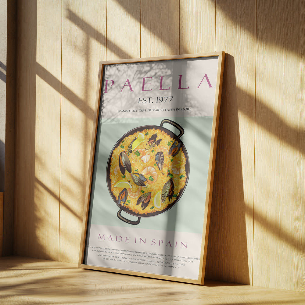 Paella Etablerad 1977 | Affisch