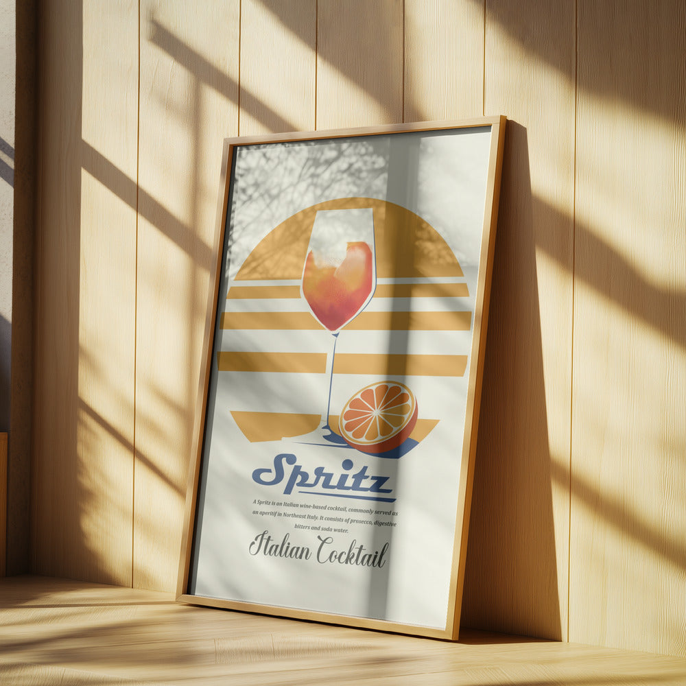 Spritz Sommerdruck | Poster - Kunstdruck