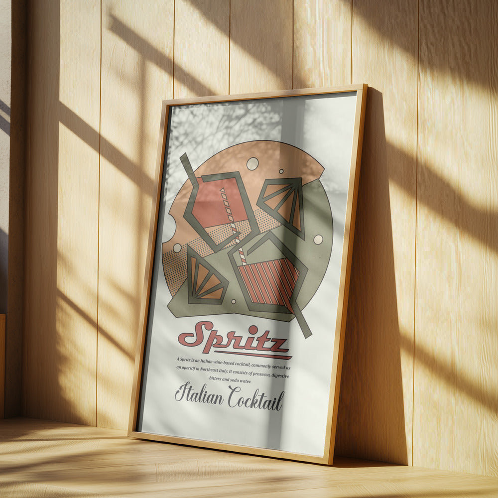 Geometrischer Spritzdruck | Poster