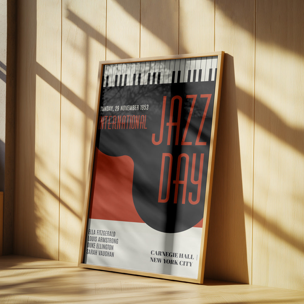 Jazzy Days Dunkelrot | Poster