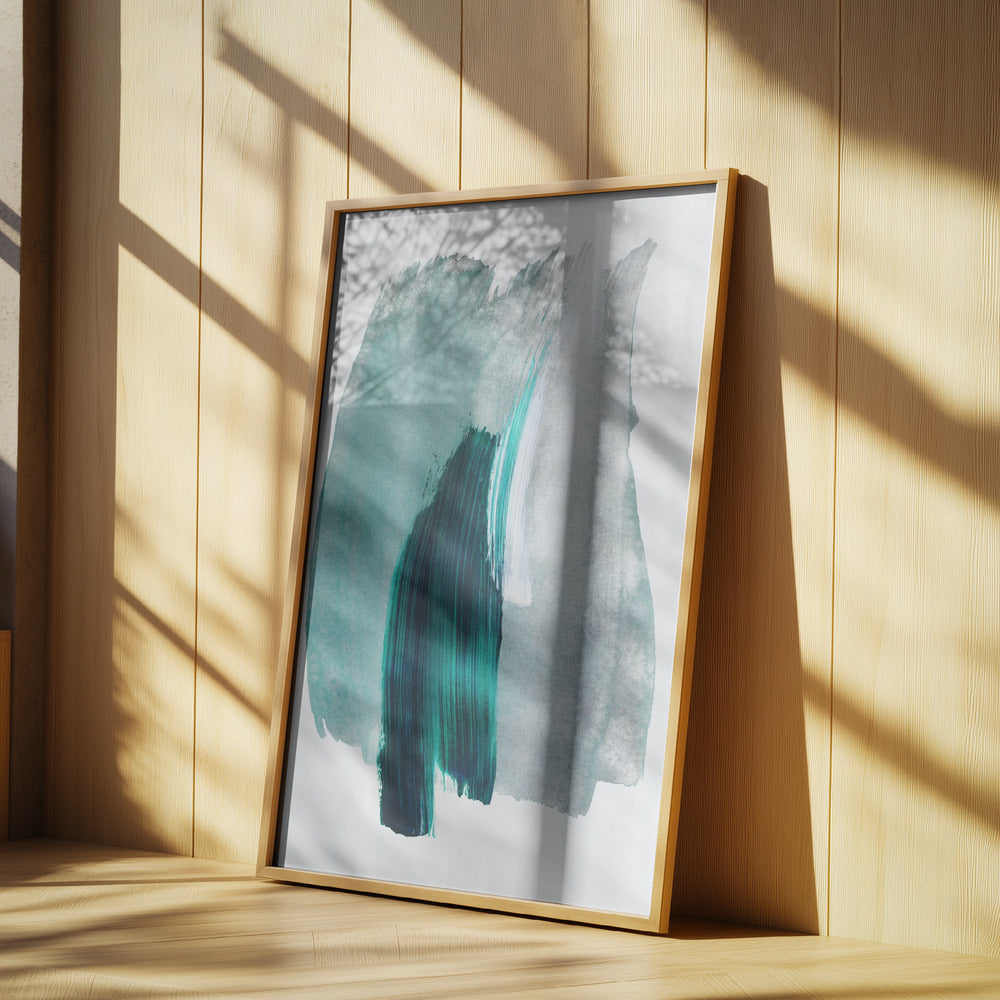 Abstrakta penseldrag 19 | Poster