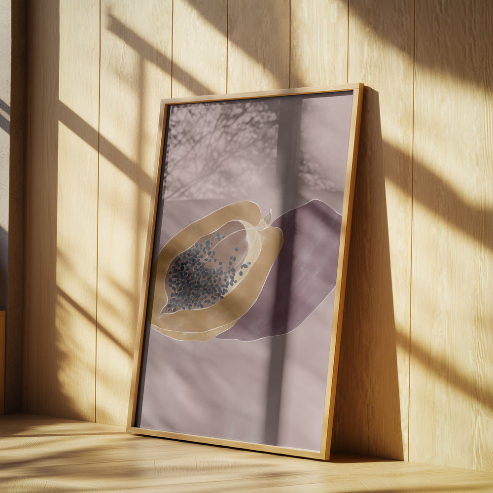 Papaya | Poster - Kunstdruck