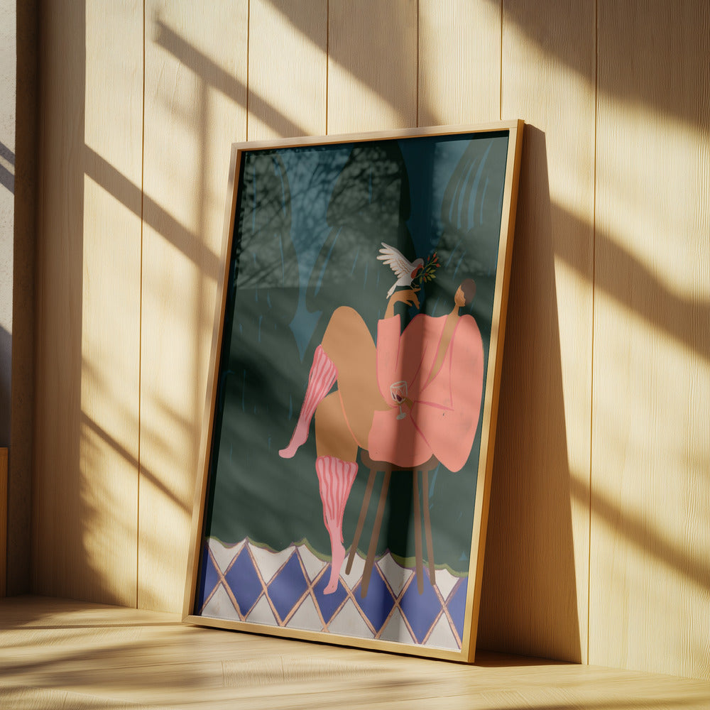 Ein kleines Vögelchen hat es mir erzählt | Poster