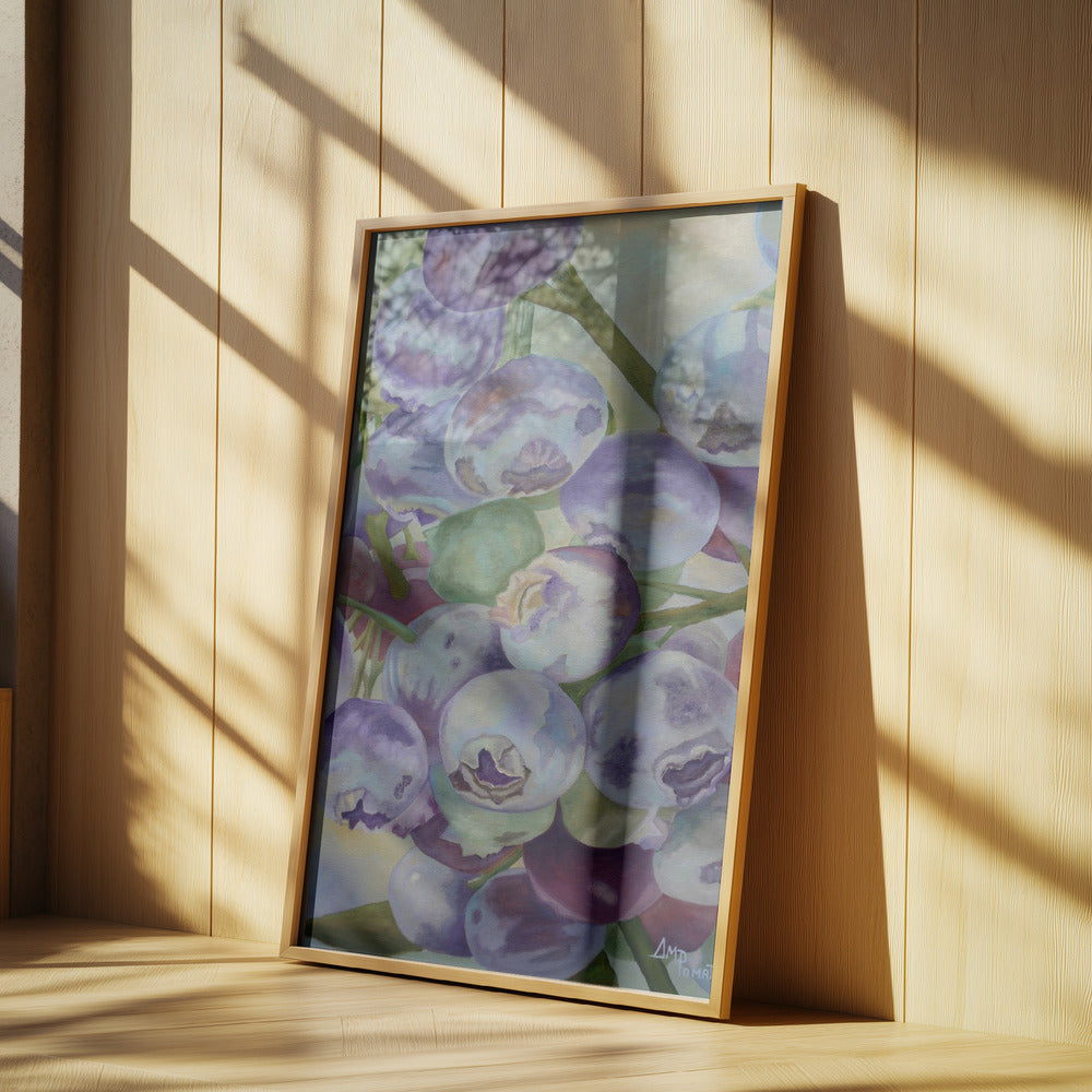 Blaubeeren | Poster - Kunstdruck