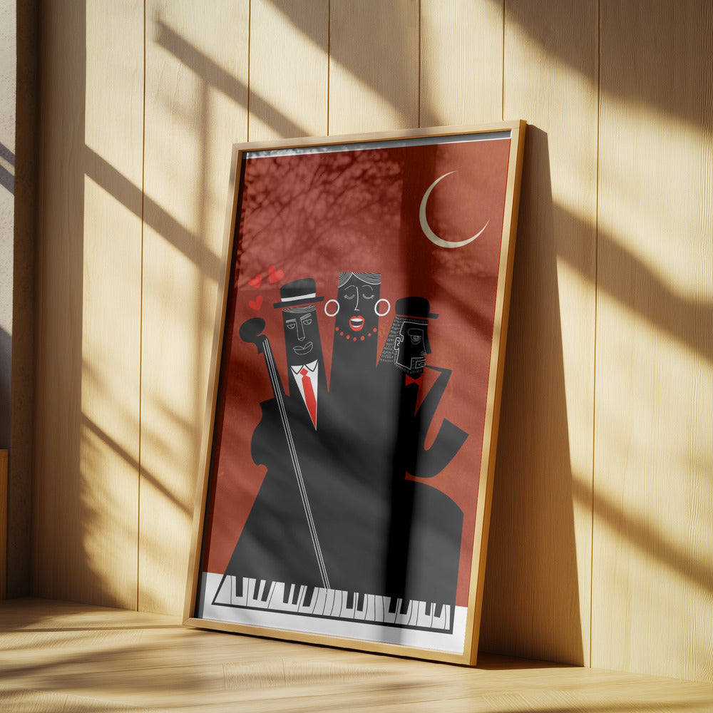 Singen um den Weihnachtsbaum | Poster