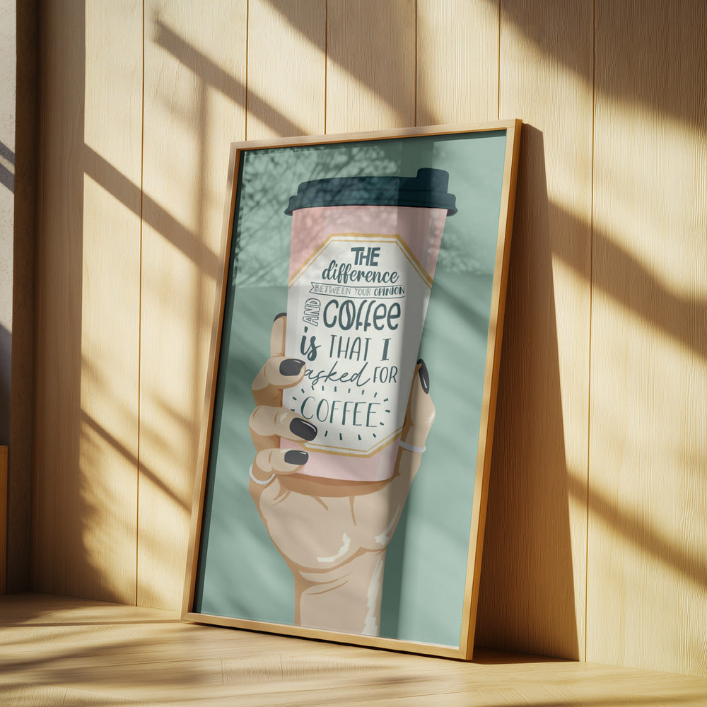 Nach Kaffee gefragt | Poster