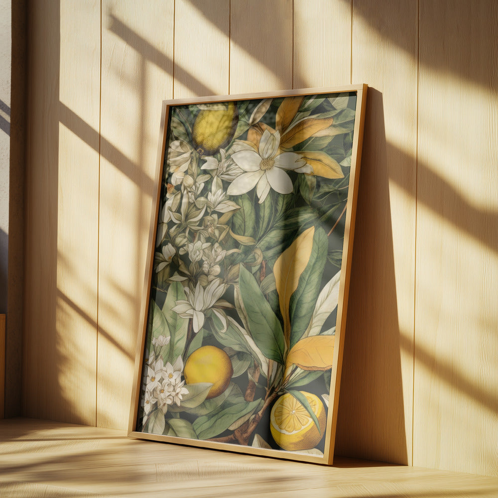 Blumen und Früchte 1 | Poster - Kunstdruck