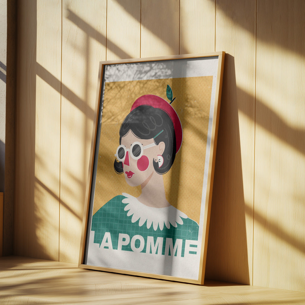 El retrato de la moda francesa de Apple | Posters  - Impresiones de Arte