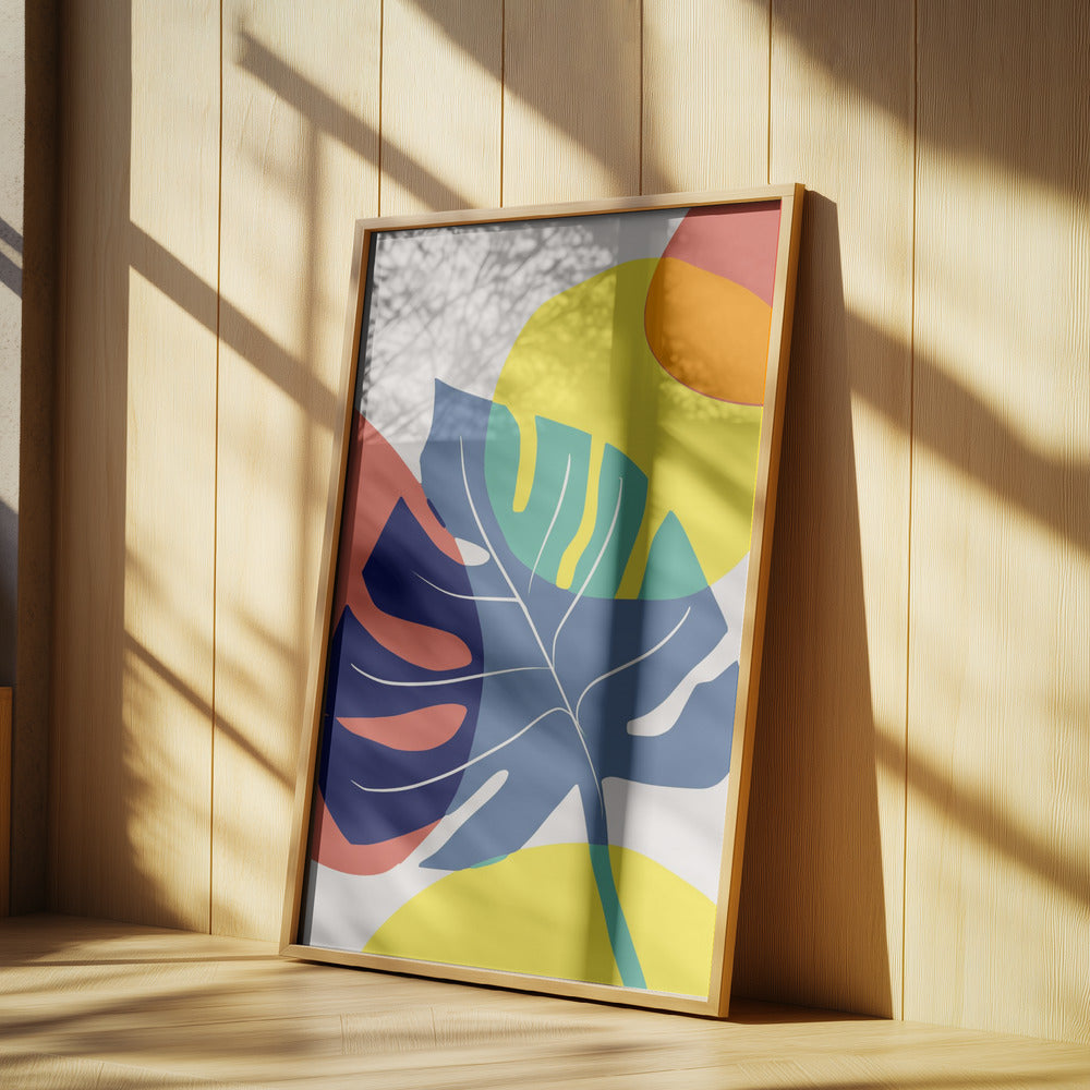 Vibrant Leaf Dance | Poster