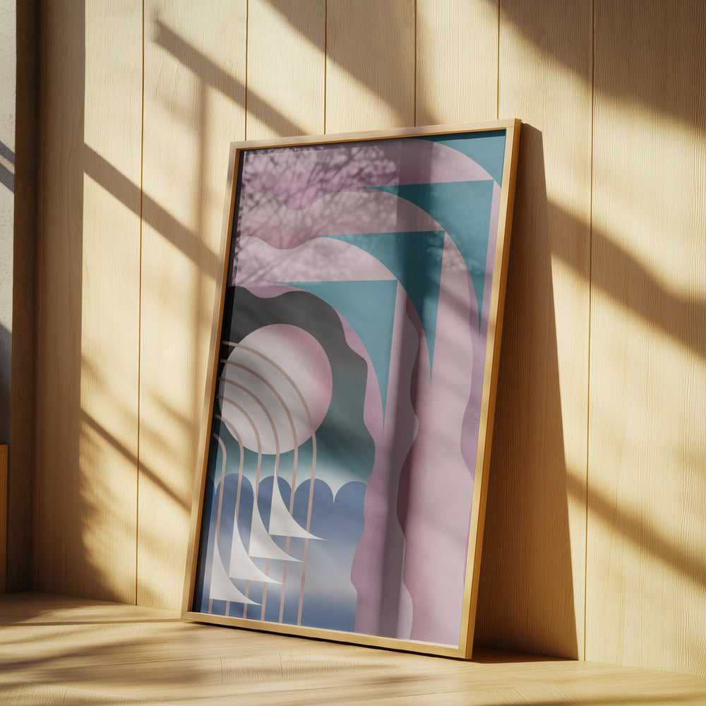 Rosa Nachthimmel | Poster