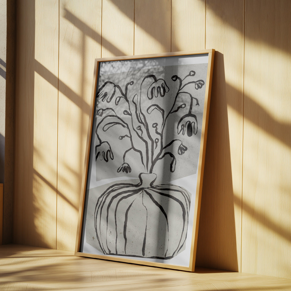Bouquet On Concrete | Poster