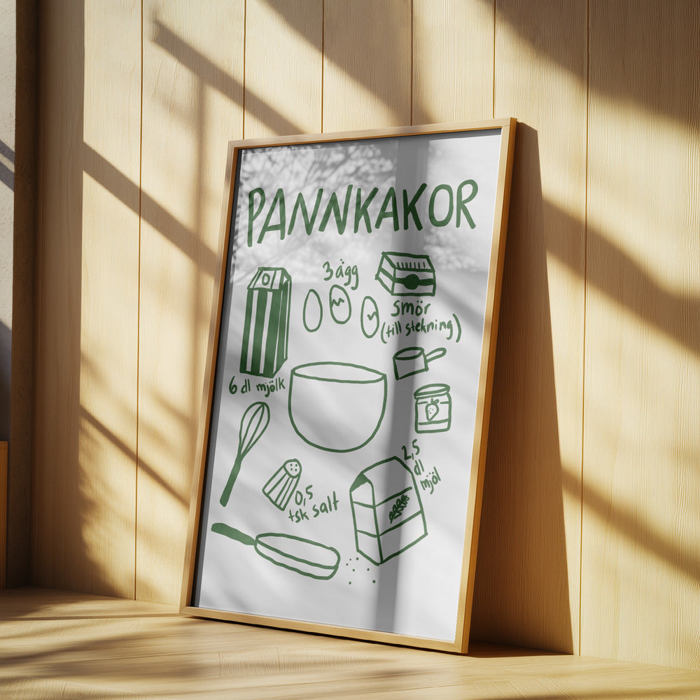 Pfannkuchenzutaten | Poster