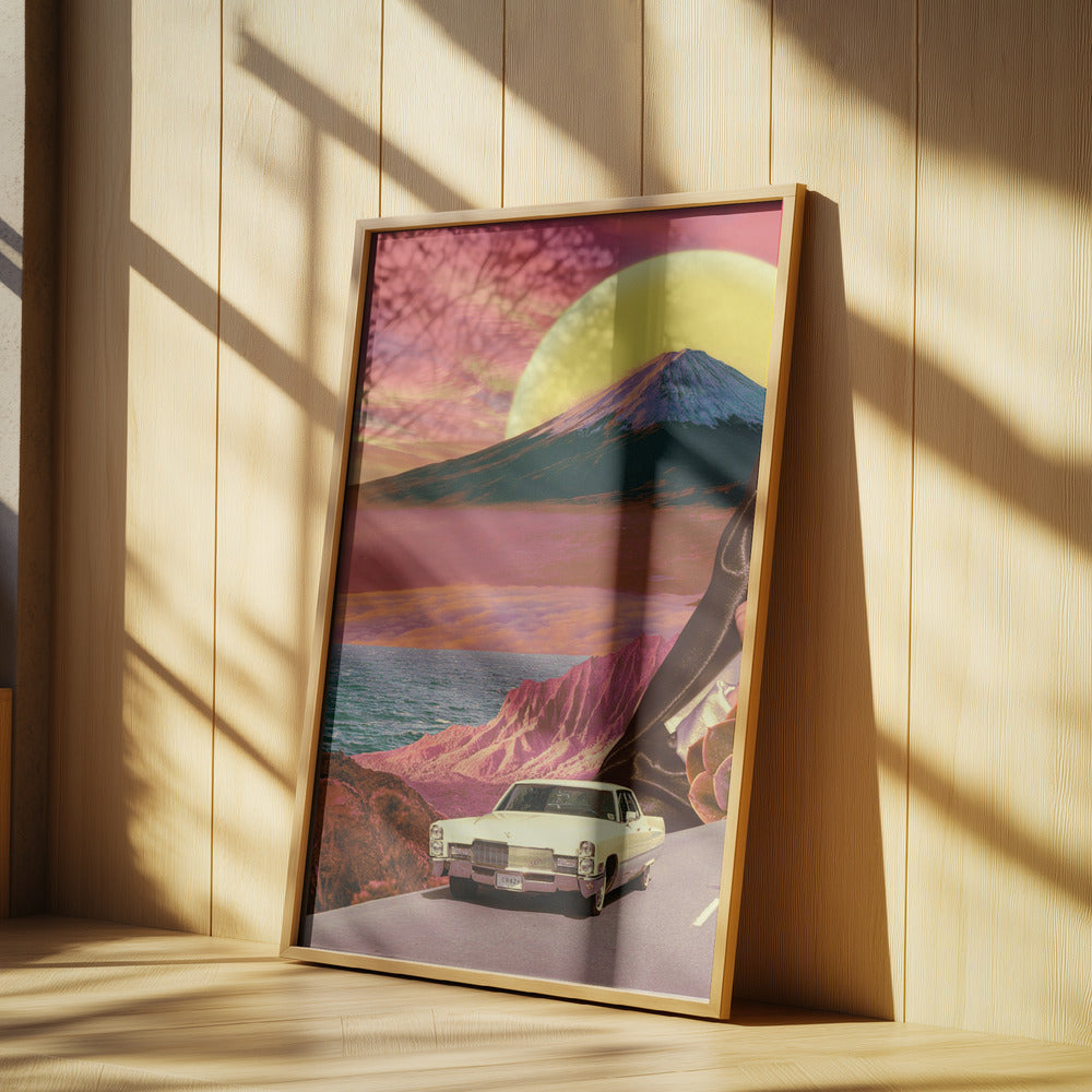 Retro-Landschaftscollage | Poster