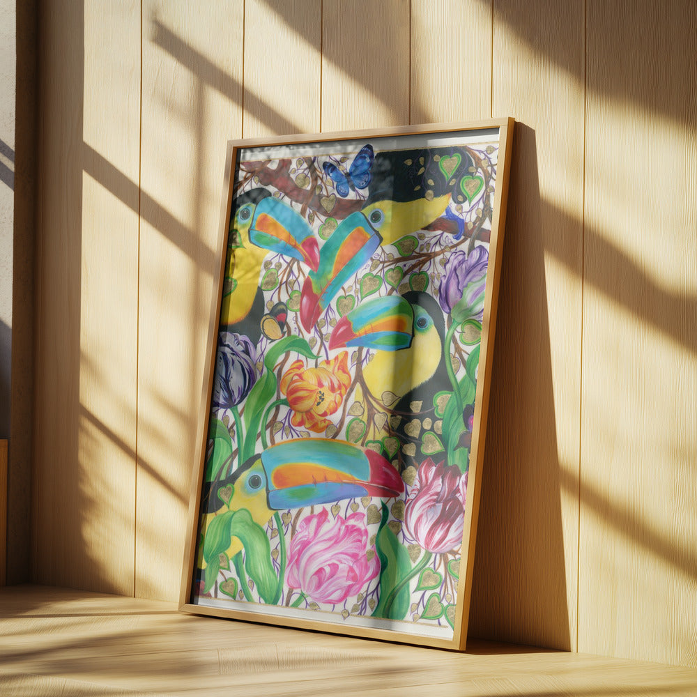 Colorful Toucans | Poster