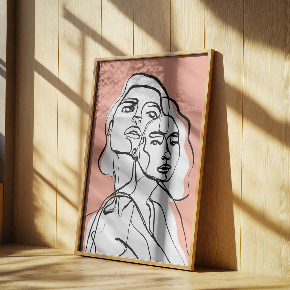 Verschlungene Gesichter | Poster