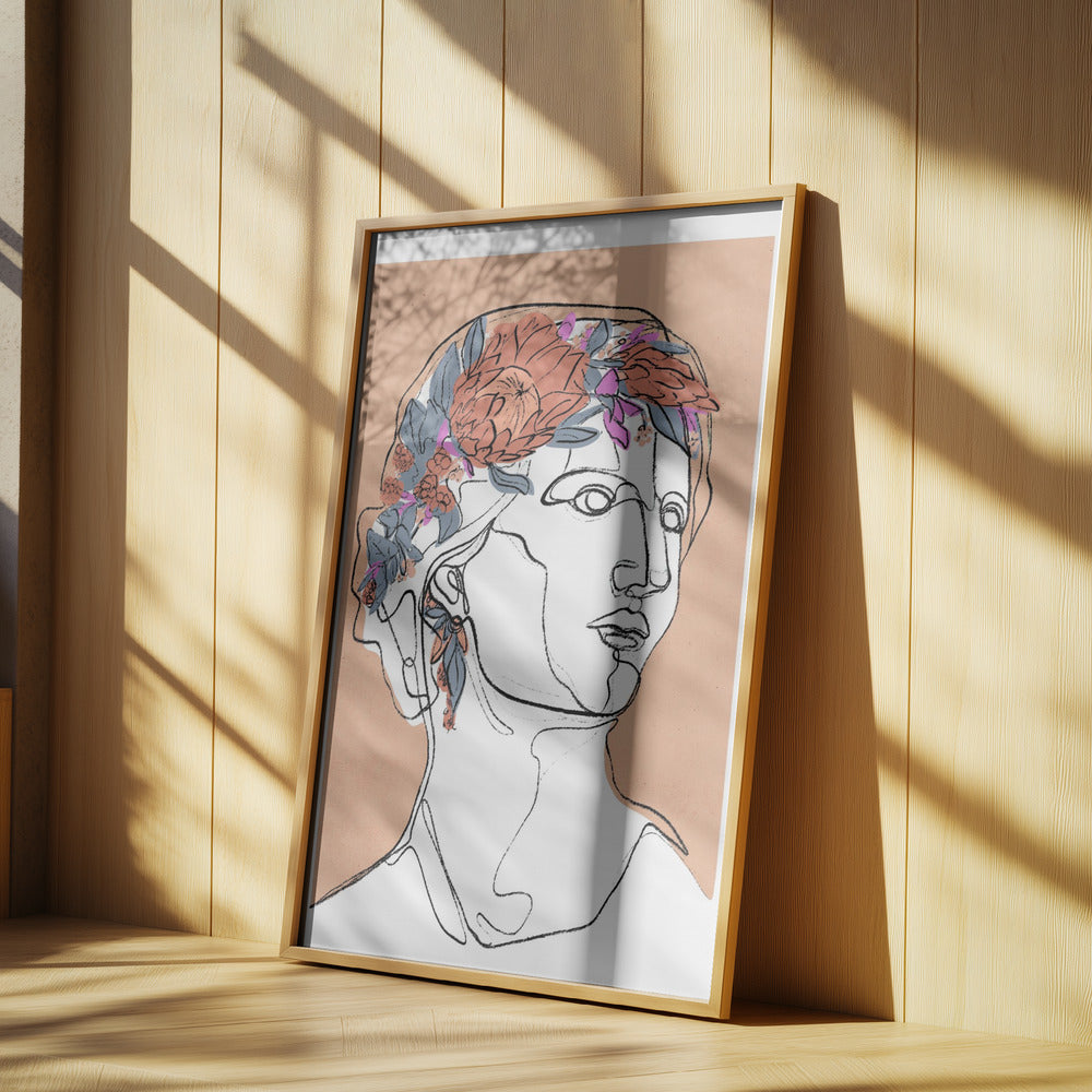 Blumensilhouette | Poster