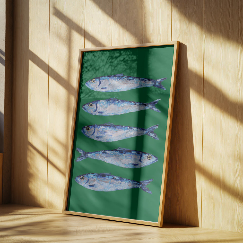 Sardinen Waldgrün | Poster