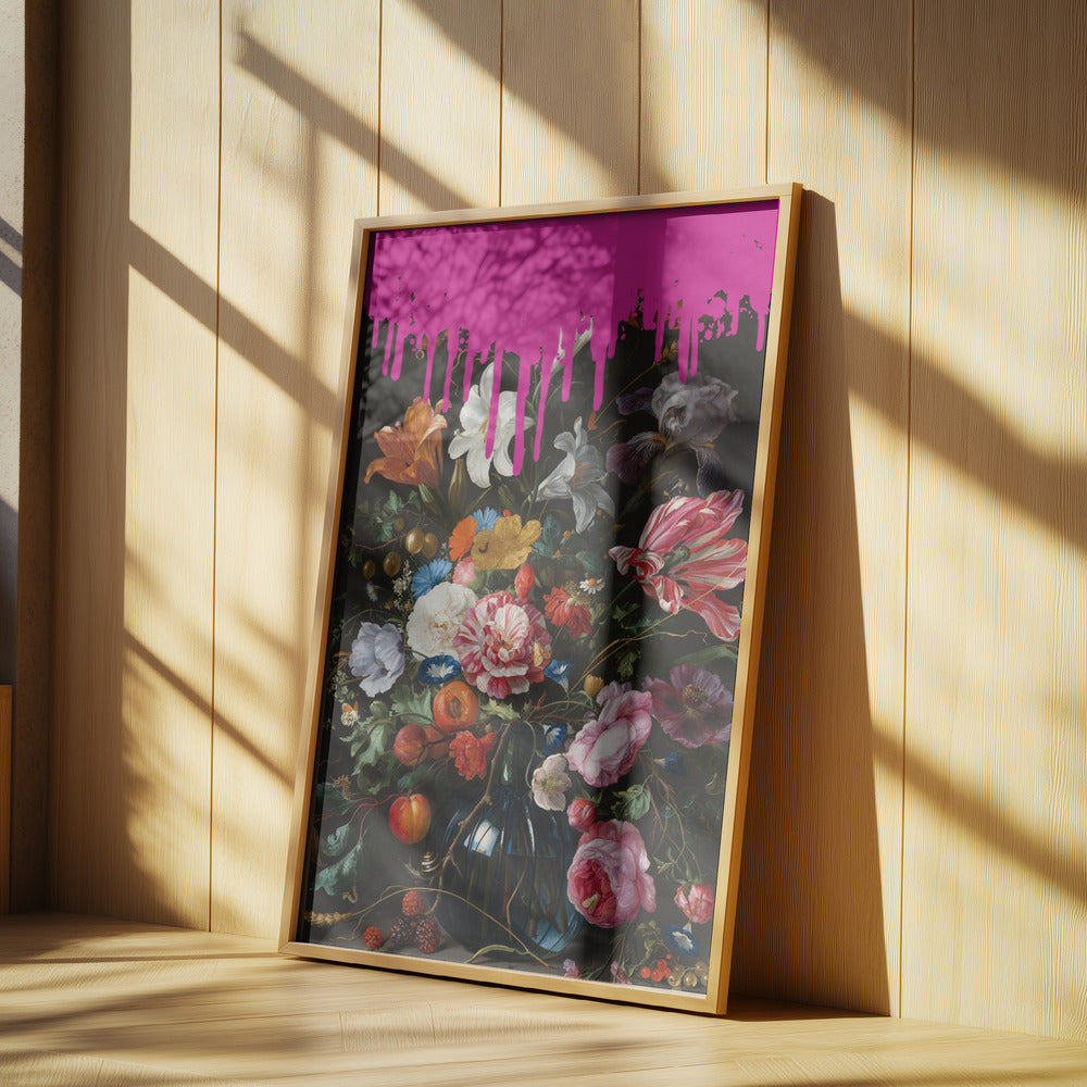 Vintage Botanische, veränderte Pinky Kunst | Poster