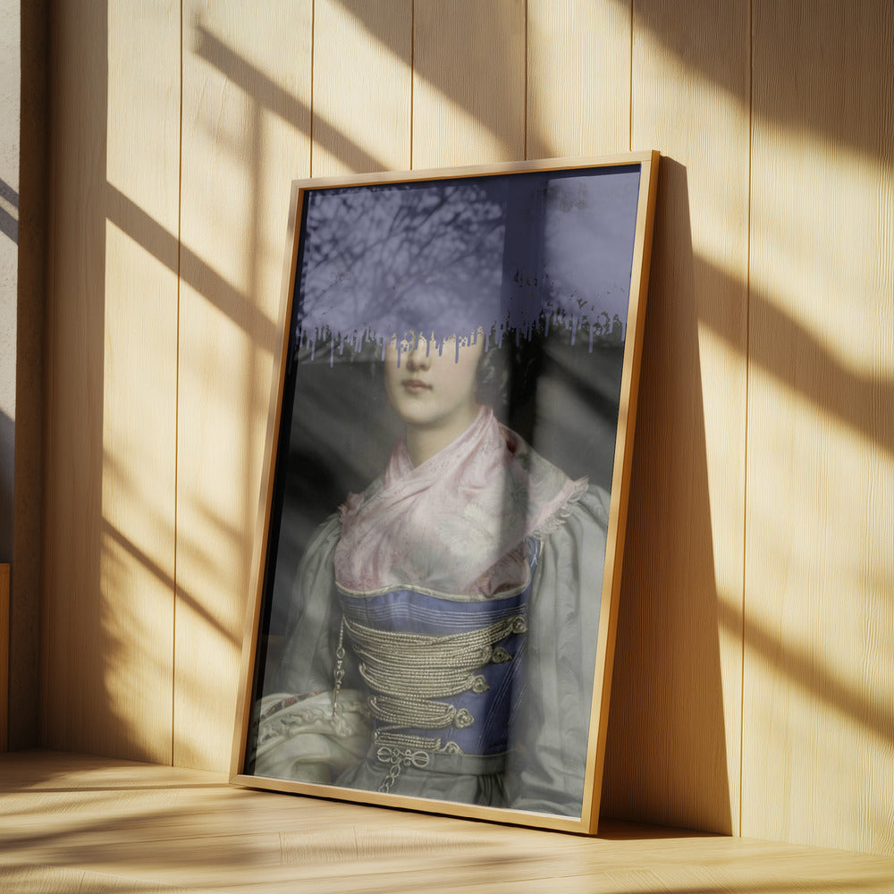 Porträt einer Vintage-Frauencollage | Poster