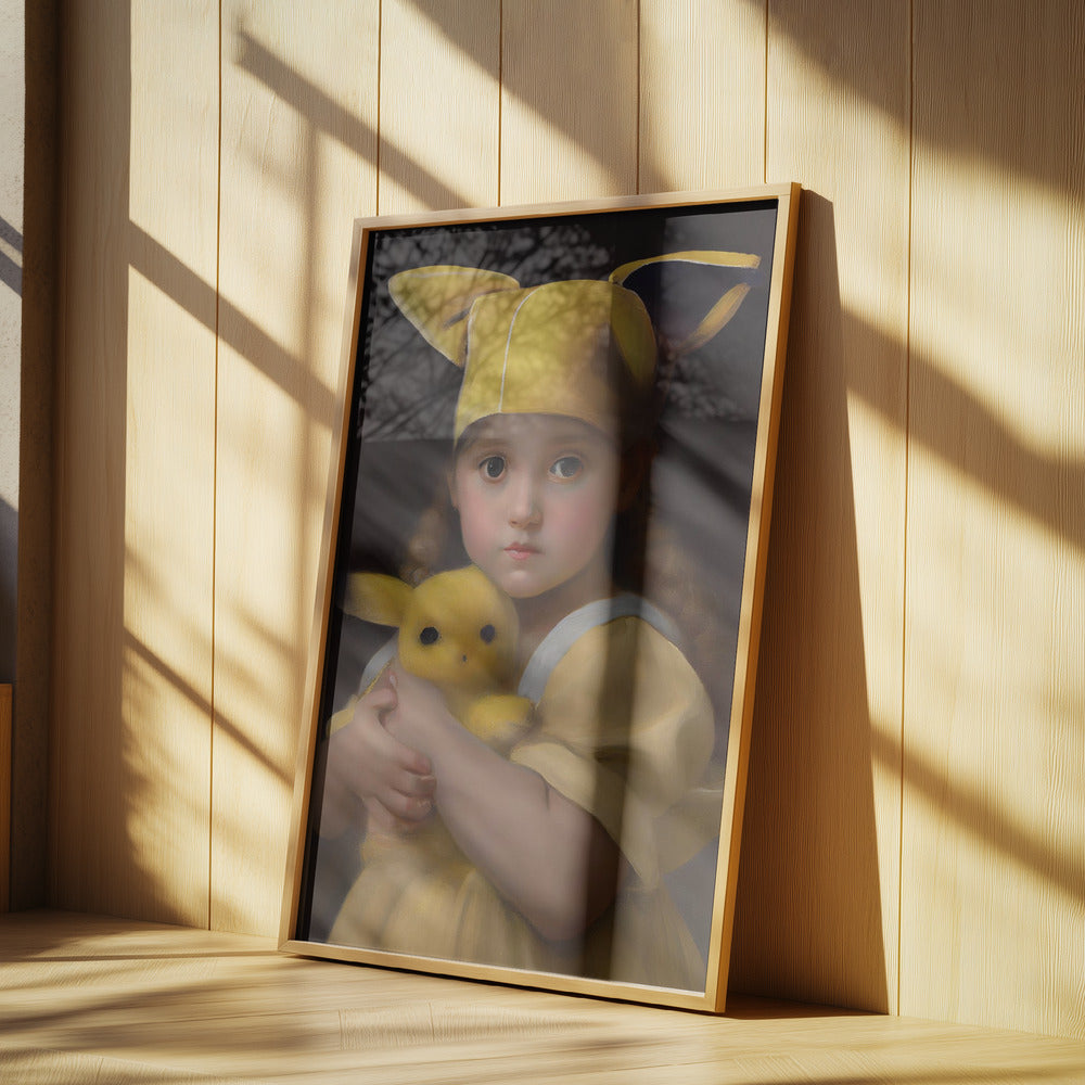 Kawaii kleines Mädchen | Poster - Kunstdruck