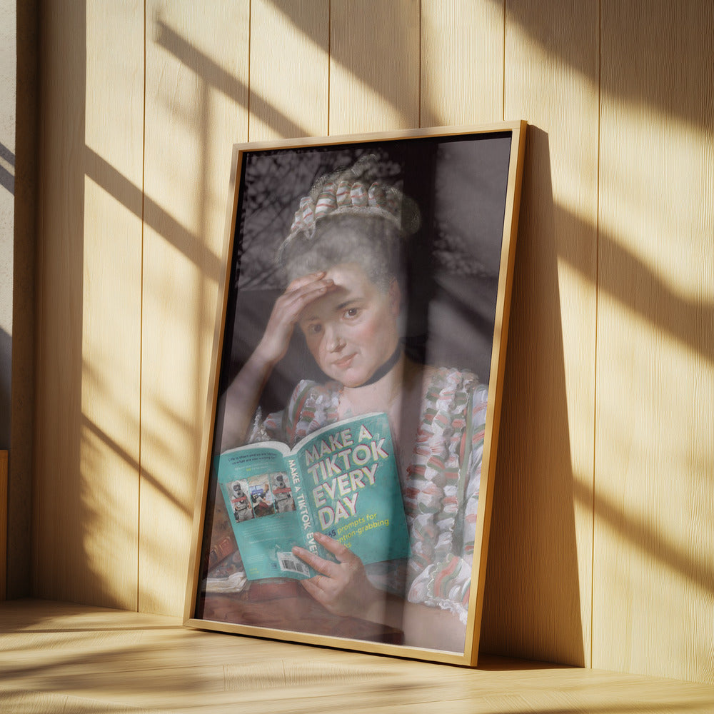 Erstelle ein Tik Tok | Poster - Kunstdruck