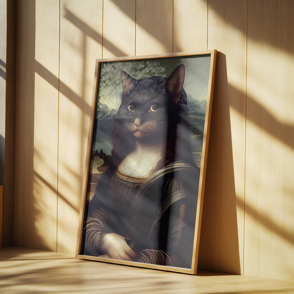 Meowlisa | Poster - Kunstdruck