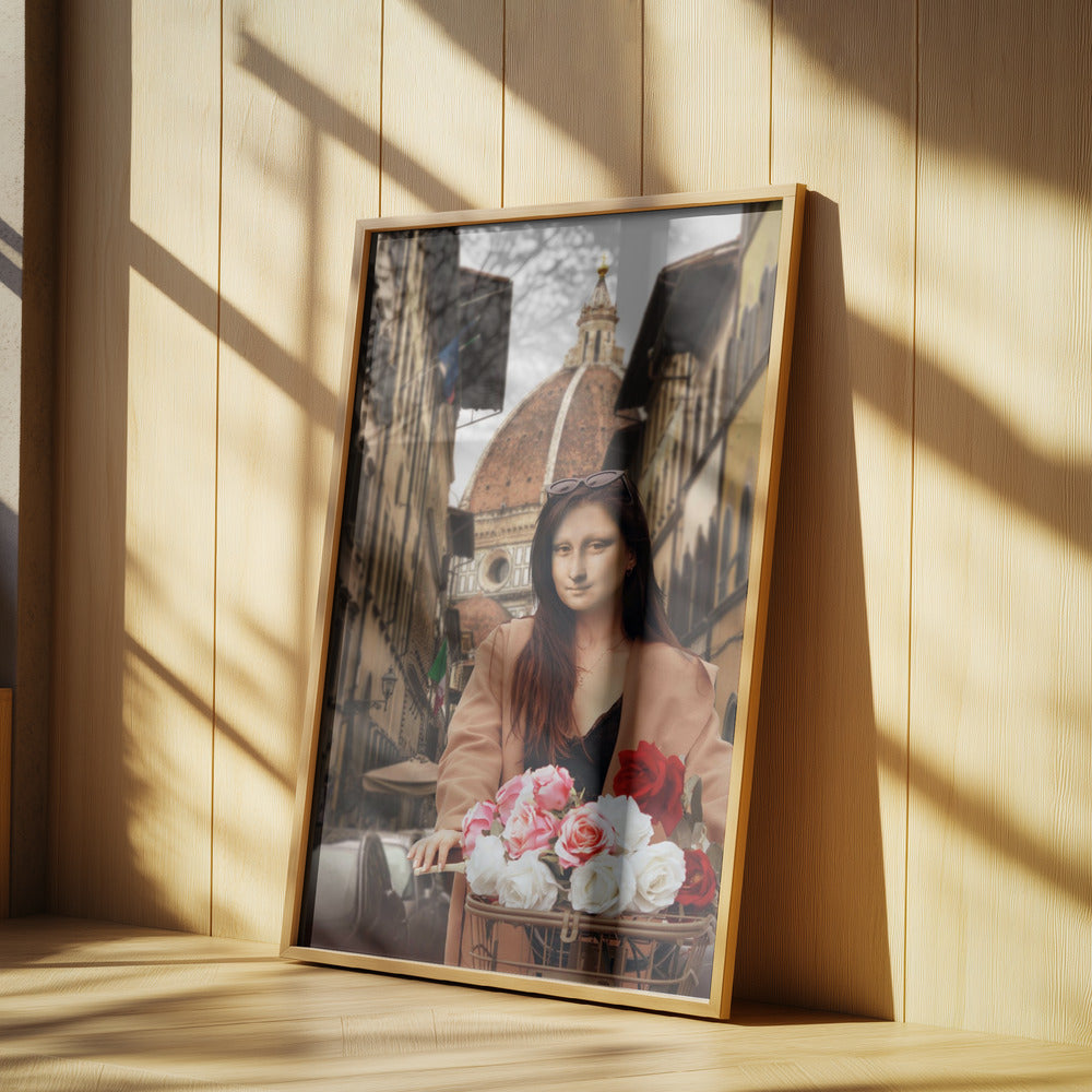 Mona über Florenz | Poster - Kunstdruck