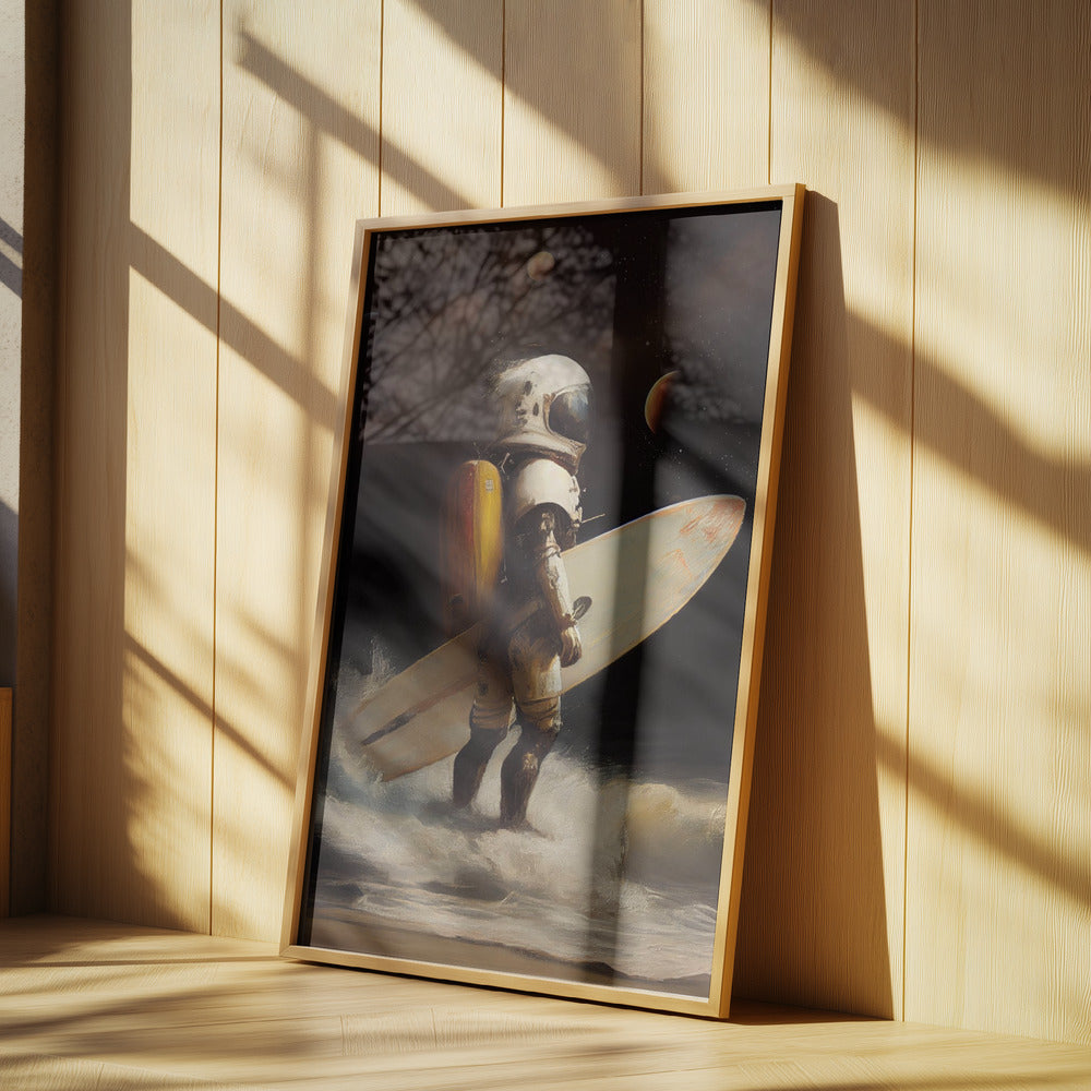 Ma journée de surf spatial | Posters - Affiche Artistique