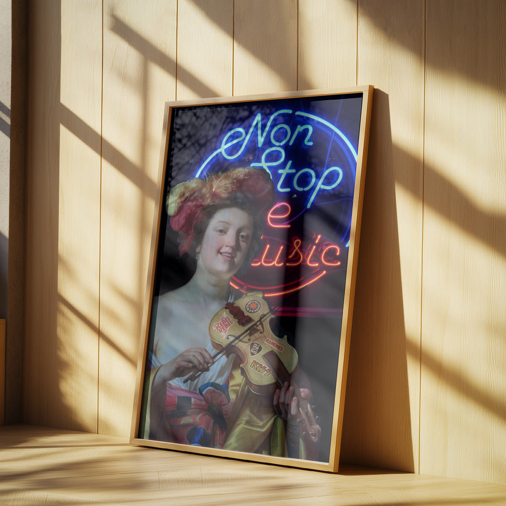 Non-Stop-Musik | Poster - Kunstdruck