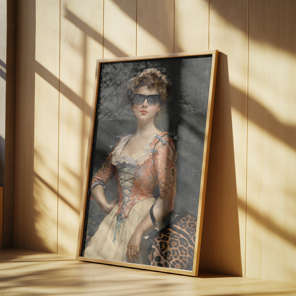 Vintage Chic Girl | Poster