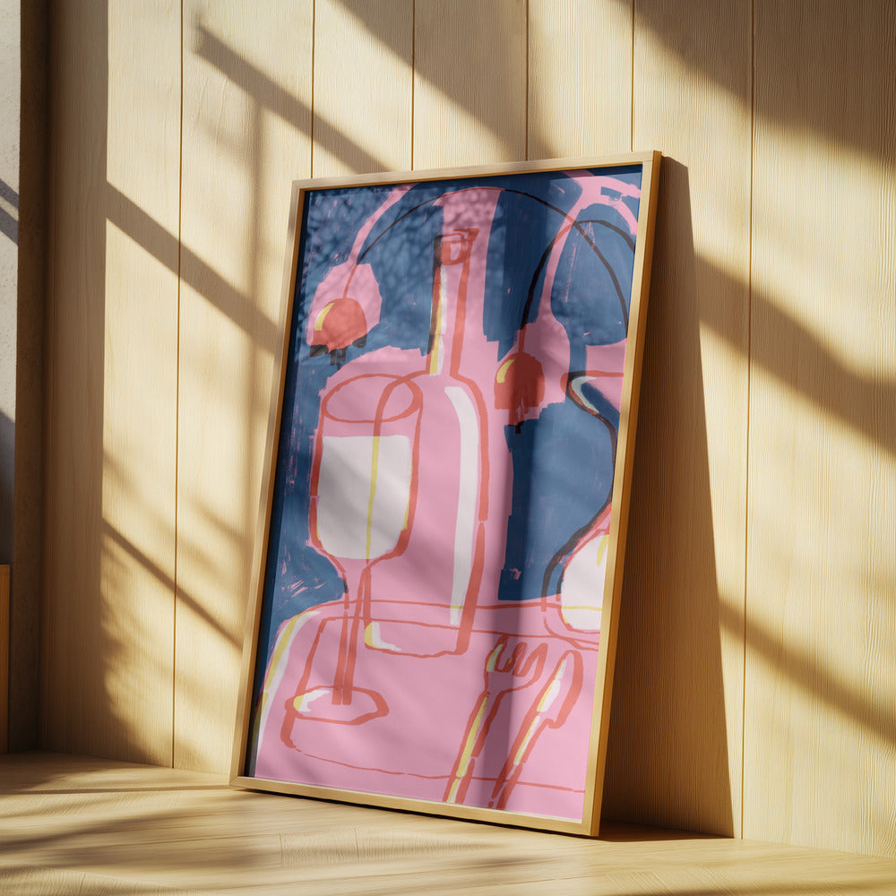 Neon-Stillleben Nr. 4 | Poster