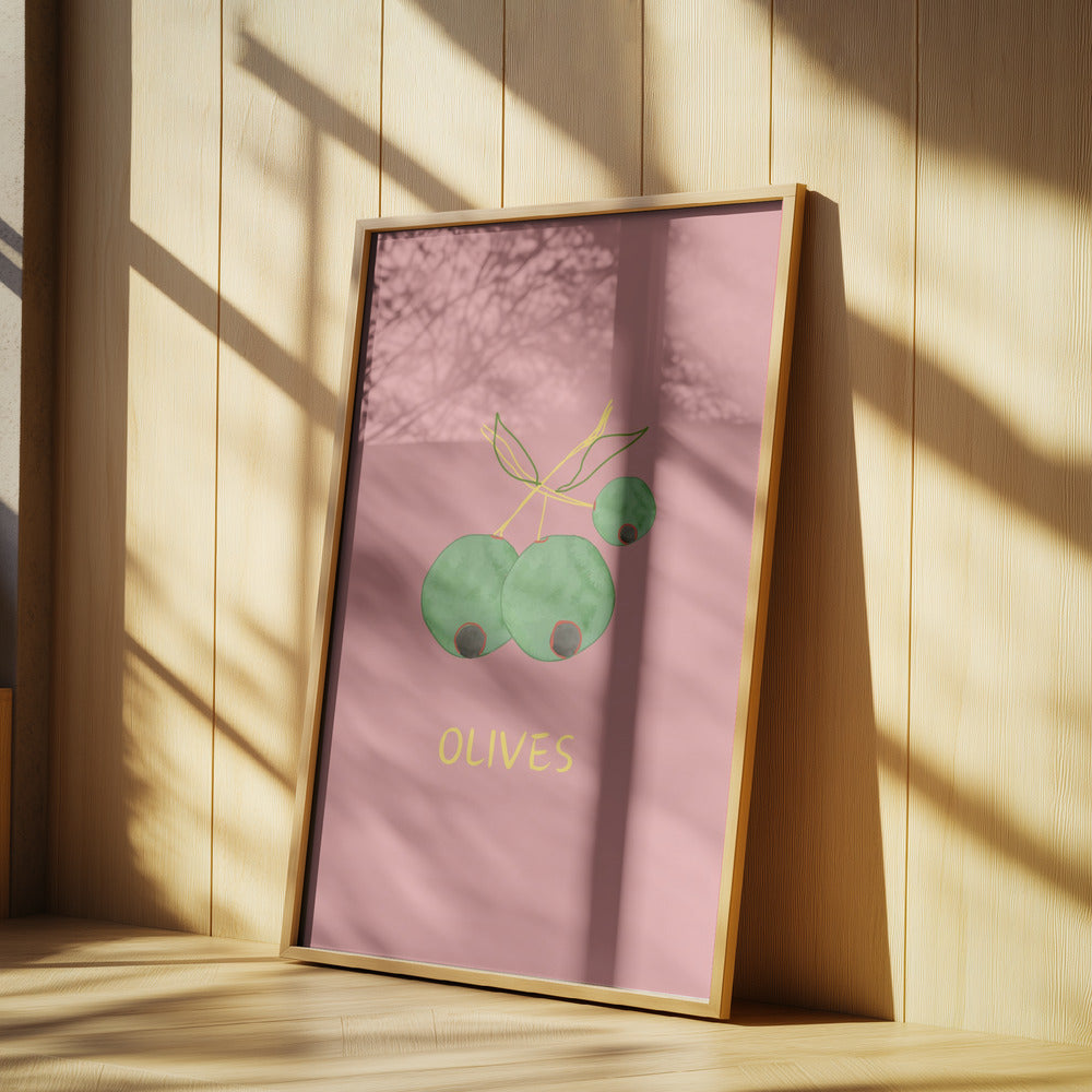 Oliven in Pink | Poster