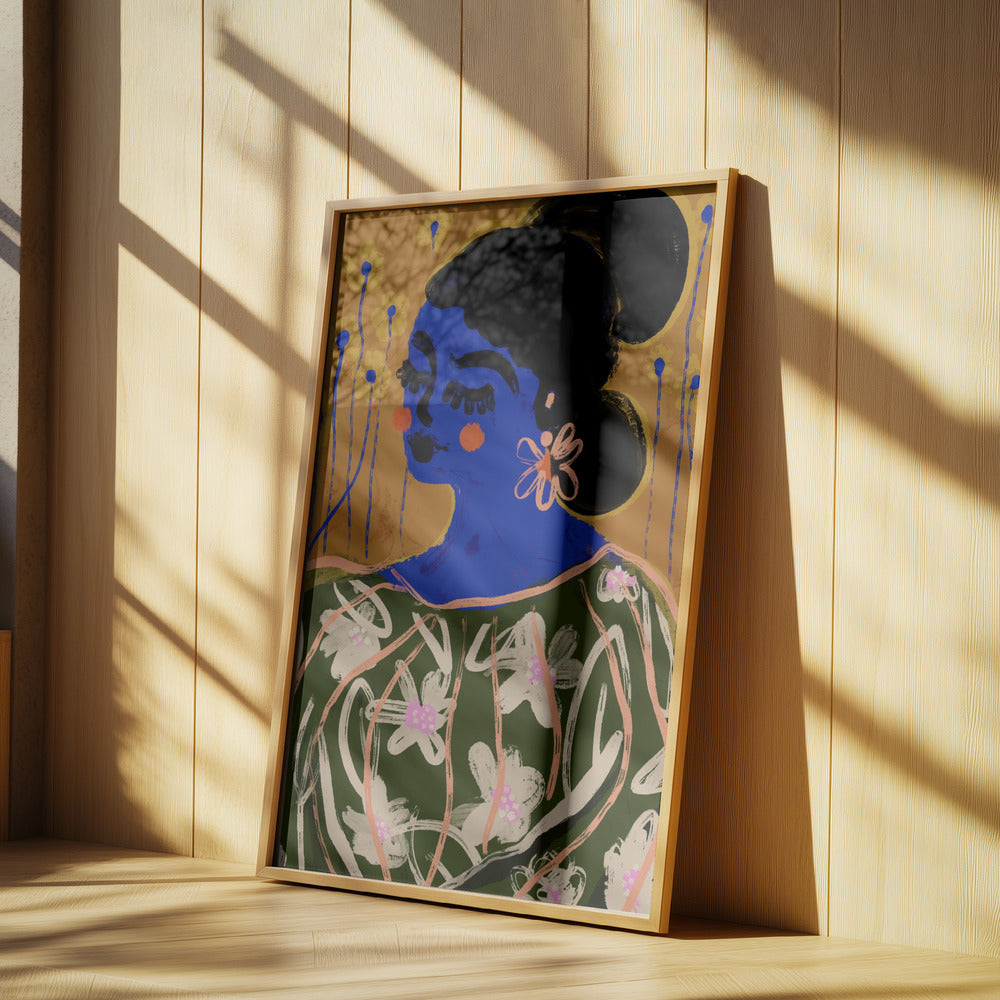 Die blaue Frau | Poster