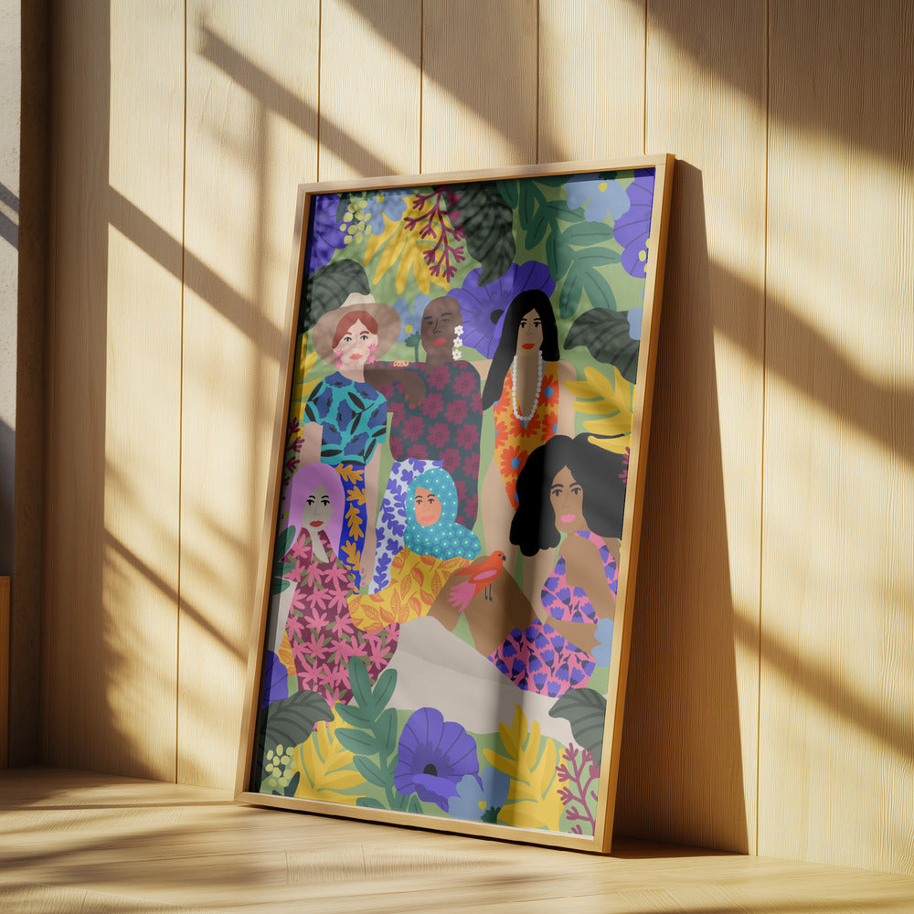 Wir unterstützen uns gegenseitig | Poster